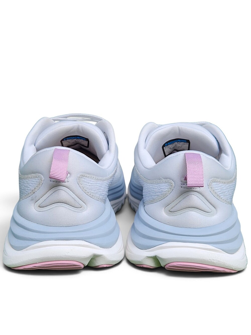 Hoka Gaviota 5 Women's White Light Blue Athletic Running Cushoned Sneakers Shoes - Picture 3 of 16